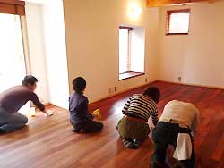 床塗り
